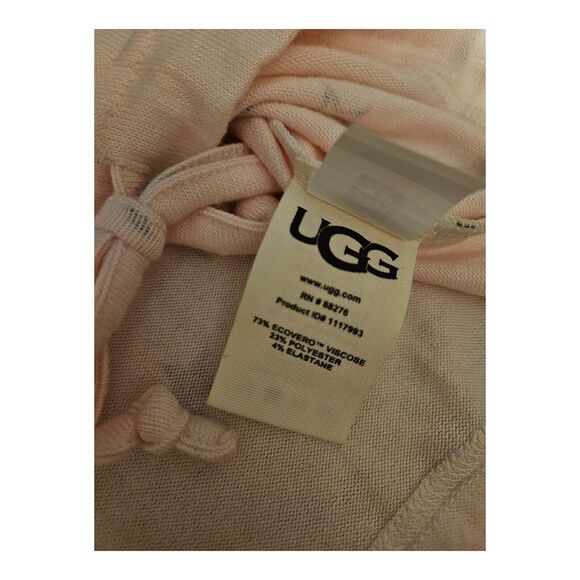 UGG Small Light Pink Star Print Long Sleeve Pullover Sweater - Picture 2 of 8